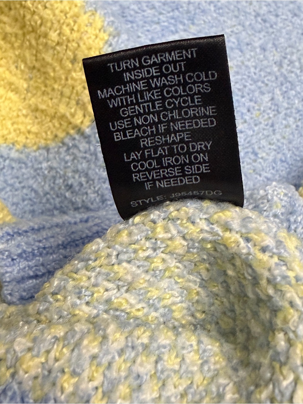Pastel Blue Floral Crewneck Sweater - Picture 5 of 7